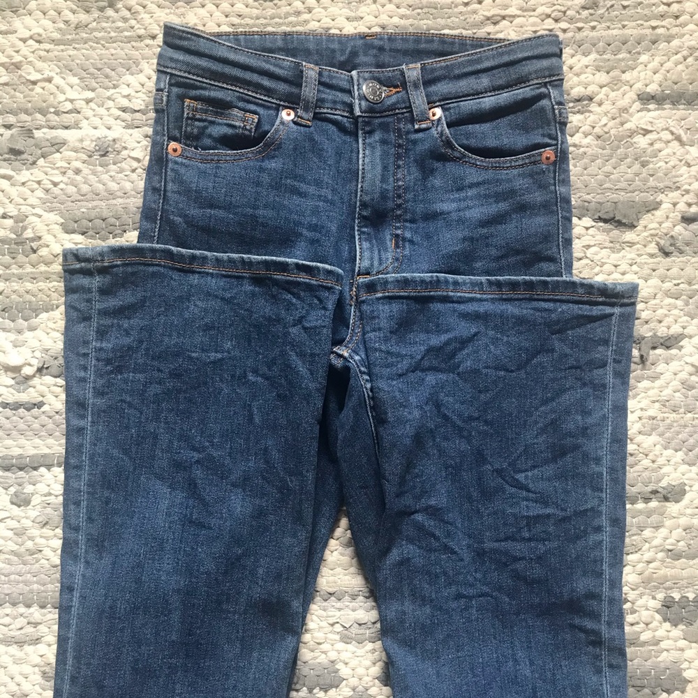 Monki midwaist bootcut jeans